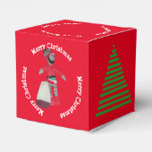 Ventilator - Vrolijk kerstfeest en boom Bedankdoosjes (Achterkant)