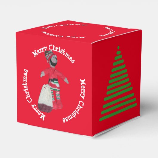 Ventilator - Vrolijk kerstfeest en boom Bedankdoosjes (Achterkant)