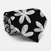 ventilator - wit op zwart stropdas (Opgerold)