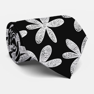 ventilator - wit op zwart stropdas