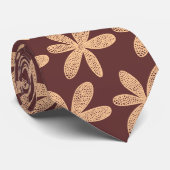 ventilator - Zand op bruin Stropdas (Opgerold)