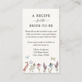 Ventilatorbloemenhok voor bridale receptie informatiekaartje