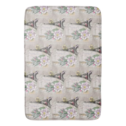  ventilatorcollage en elastiektowerpatroon badmat (Voorkant Verticaal)