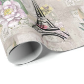  ventilatorcollage en elastiektowerpatroon cadeaupapier (Rol Hoek)