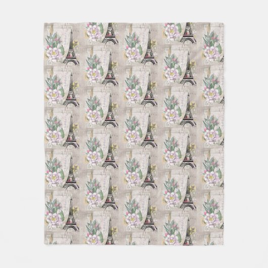  ventilatorcollage en elastiektowerpatroon fleece deken (Voorkant)