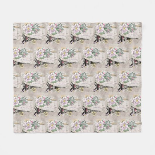  ventilatorcollage en elastiektowerpatroon fleece deken (Voorkant (Horizontaal))