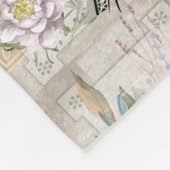  ventilatorcollage en elastiektowerpatroon fleece deken (Hoek)