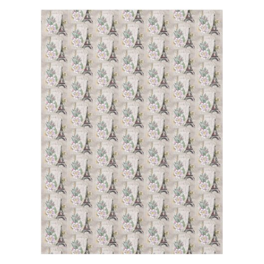 ventilatorcollage en elastiektowerpatroon tafelkleed (Voorkant)