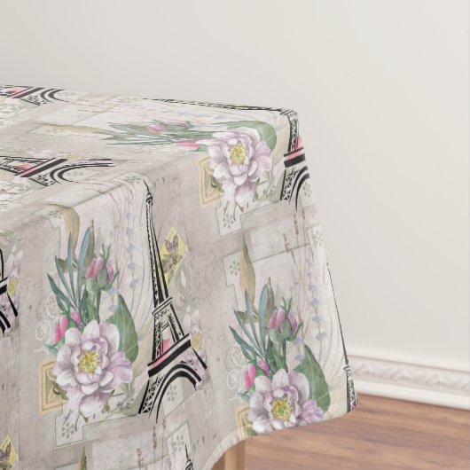 ventilatorcollage en elastiektowerpatroon tafelkleed (Voorbeeld)