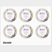  ventilatorcollage & olifantenkaarsenzeep ronde sticker (Vel)