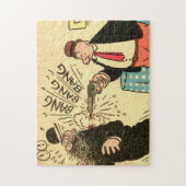 "Ventilatoren a Bad Guy" Jigzaag Puzzle Legpuzzel (Verticaal)