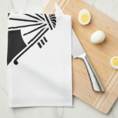 Ventilatoren met de vorm van een vlinder (Ageha) Theedoek (Quarter Fold)