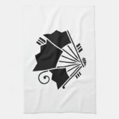 Ventilatoren met de vorm van een vlinder (Ageha) Theedoek (Verticaal)