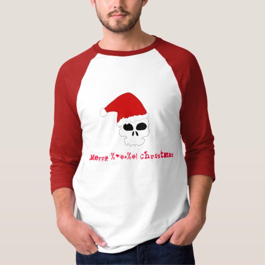 Ventilatoren met prettige kerst t-shirt (Voorkant)