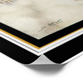 "Ventilatoren nemen de trein" Art Deco 16 x 20 Poster (Hoek)