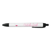 Ventilatoren roze lippen Lash Extensions Zwarte Inkt Pen (Bodem)