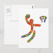 Ventilatoren van mandje briefkaart (Voorkant / Achterkant)