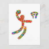 Ventilatoren van mandje briefkaart (Voorkant)