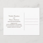 Ventilatorgrens sparen het Briefkaart van de Datum (Achterkant)