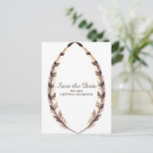 Ventilatorgrens sparen het Briefkaart van de Datum (Staand voorkant)