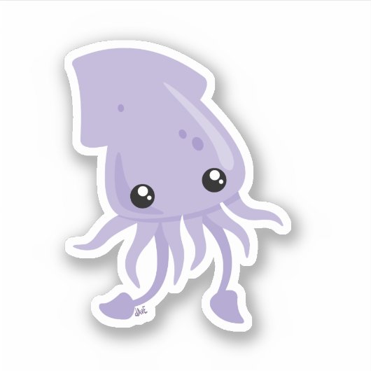 Ventilatorige, op maat gesneden vinylSticker Sticker (Voorkant)