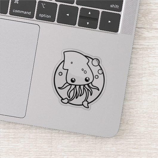 Ventilatorige, op maat gesneden vinylSticker Sticker (Detail)