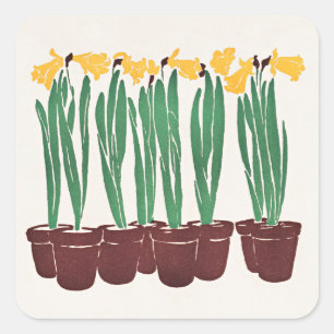 ventilatorillustratie, 1898, vierkante sticker