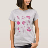  ventilatorillustratie collage in roze t-shirt (Voorkant)