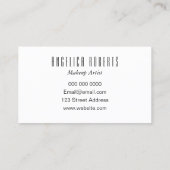 Ventilatorkeukenkunstenaar/salon trendy visitekaar visitekaartje (Achterkant)