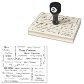 Ventilatorkunst met pretentiestyles rubberstempel (Gestempeld)