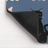 Ventilatorkunst voor kattenbakken Cartoon Muismat (Hoek)