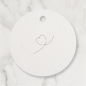 Ventilatorlabels voor Baby shower Bedankjes Labels (Achterkant)