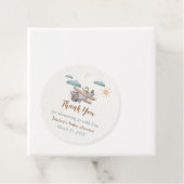 Ventilatorlabels voor Baby shower Bedankjes Labels (In situ)