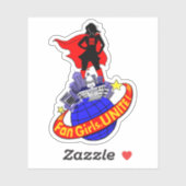 "Ventilatormeisjes verenigen zich!" Laptop Sticker (Vel)
