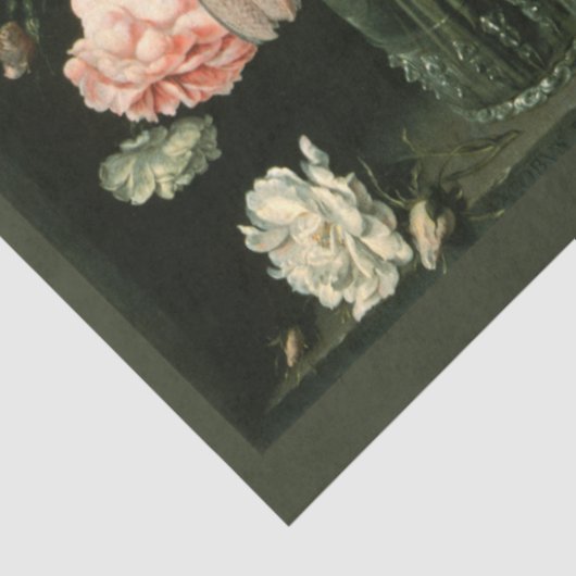  ventilatorontvlechting Antiek Floral schilderen Tissuepapier (Detail)