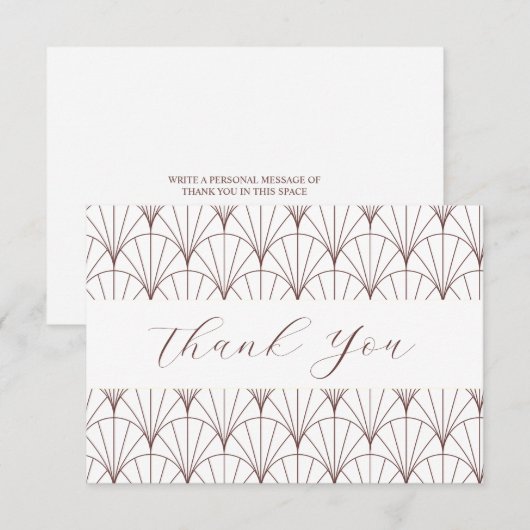 ventilatorpatroon dank u kaart (Voorkant / Achterkant)