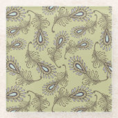 Ventilatorpatroon Glazen Onderzetter (Voorkant)