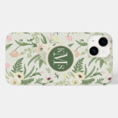 Ventilatorpatroon met groene tuinvloer Case-Mate iPhone case (Achterkant (horizontaal))