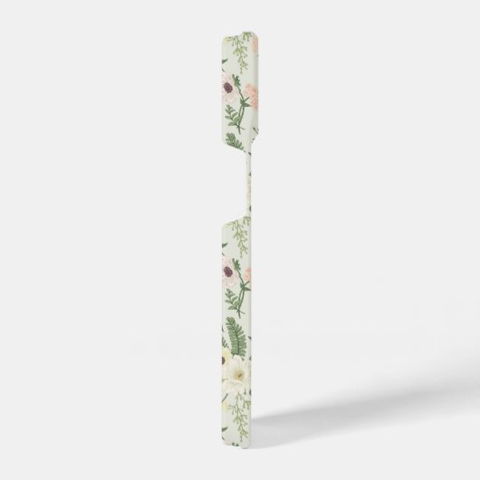 Ventilatorpatroon met groene tuinvloer iPhone hoesje (Rechterkant)