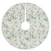 Ventilatorpatroon met groene tuinvloer kerstboom rok (Voorkant)