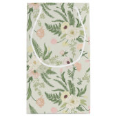 Ventilatorpatroon met groene tuinvloer klein cadeauzakje (Achterkant)