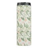 Ventilatorpatroon met groene tuinvloer thermosbeker (Achterkant)