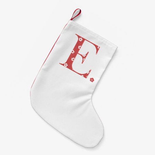 Ventilatorpatroonbrief E (rood) Kleine Kerstsok (Voorkant (Hangend))