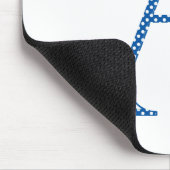 VentilatorpatroonLetter A (blauw) Muismat (Hoek)