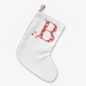 VentilatorpatroonLetter B (rood) Kleine Kerstsok (Voorkant (Hangend))