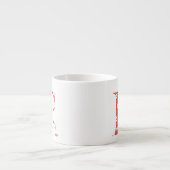 VentilatorpatroonLetter F (rood) Espresso Kop (Voorkant)