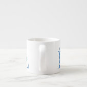 VentilatorpatroonLetter L (blauw) Espresso Kop (Achterkant)