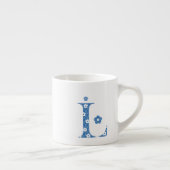 VentilatorpatroonLetter L (blauw) Espresso Kop (Rechts)