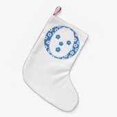 VentilatorpatroonLetter O (blauw) Kleine Kerstsok (Voorkant (Hangend))