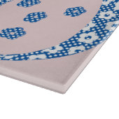 VentilatorpatroonLetter O (blauw) Snijplank (Hoek)